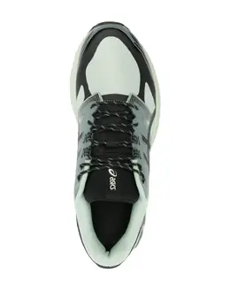 ASICS: Зелёные кроссовки  Gel