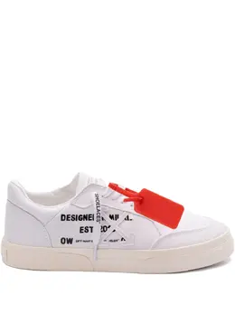 Off-White: Белые кроссовки 