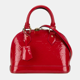 Louis Vuitton: Красная сумка  Alma BB