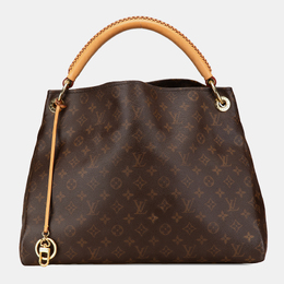 Louis Vuitton: Коричневая сумка 