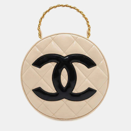 Chanel: Бежевая сумка 