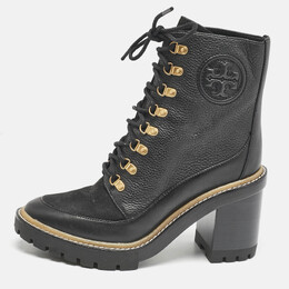 Tory Burch: Чёрные ботинки  Miller