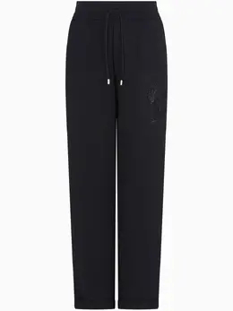 Armani Exchange: Чёрные брюки 