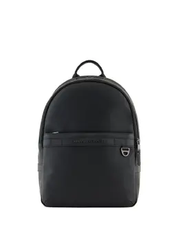 Armani Exchange: Чёрный рюкзак 