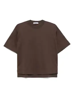 Max Mara: Коричневая футболка 