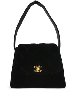 CHANEL Pre-Owned: Чёрная сумка 