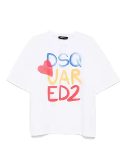 DSQUARED2: Футболка с принтом 