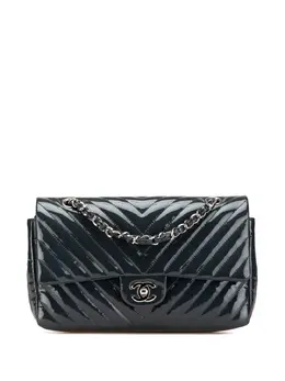 CHANEL Pre-Owned: Голубая сумка 