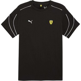 PUMA: Чёрная футболка  Ferrari