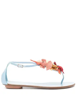 Aquazzura: Голубые сандалии 
