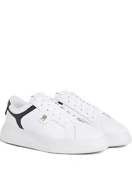 Tommy Hilfiger: Белые кроссовки 