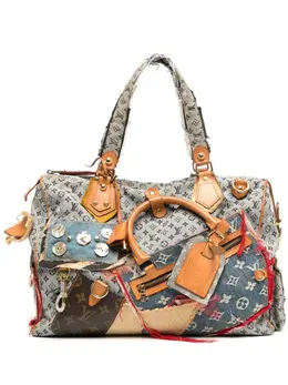 Louis Vuitton Pre-Owned: Голубая сумка 