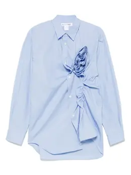 Comme Des Garçons Shirt: Рубашка с растительным принтом 