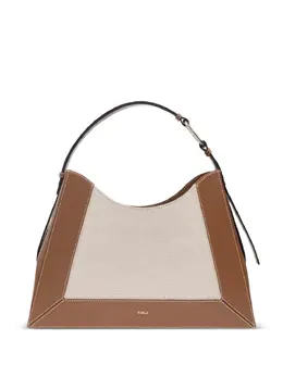 Furla: Светлая сумка-шоппер 
