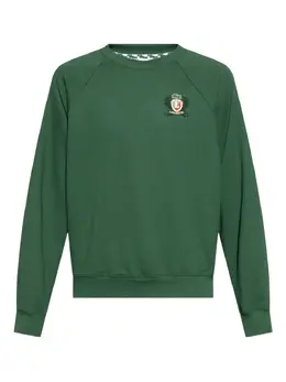 Lacoste: Зелёный свитшот 
