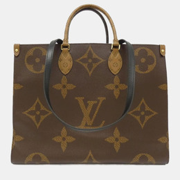 Louis Vuitton: Коричневая сумка-шоппер 