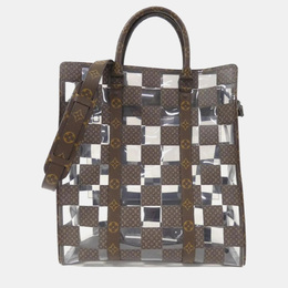 Louis Vuitton: Коричневая сумка-шоппер 
