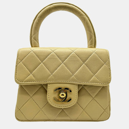 Chanel: Бежевая сумка 