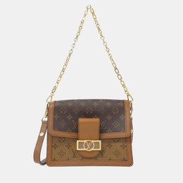 Louis Vuitton: Коричневая сумка 