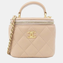 Chanel: Бежевая сумка 