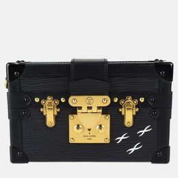 Louis Vuitton: Чёрная сумка  Épi