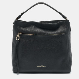 Salvatore Ferragamo: Чёрная сумка 
