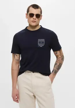 Tommy Hilfiger: Синяя футболка 
