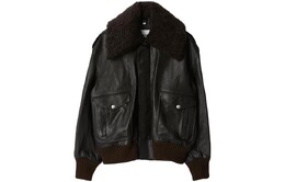 Burberry: Кожаная куртка 