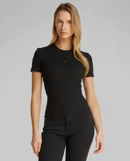 Calvin Klein Jeans: Чёрная футболка 