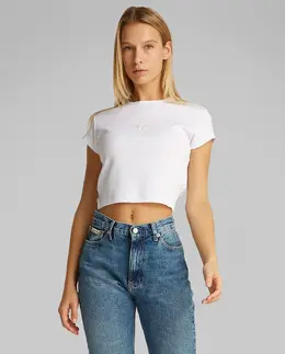 Calvin Klein Jeans: Белая футболка 