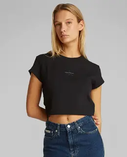Calvin Klein Jeans: Чёрная футболка 