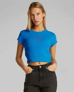 Calvin Klein Jeans: Синяя футболка 