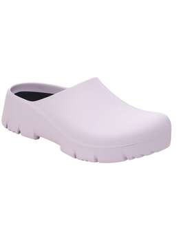 Birkenstock: Фиолетовые сабо 
