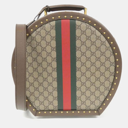 Gucci: Бежевая шляпа  GG Supreme