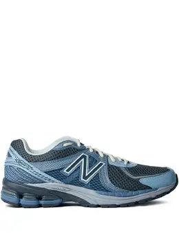 New Balance: Голубые кроссовки 