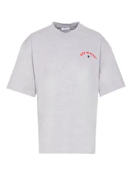 Off-White: Футболка с принтом 