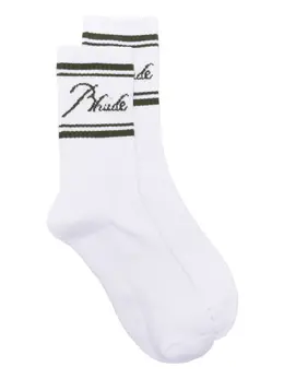 RHUDE: Белые носки 