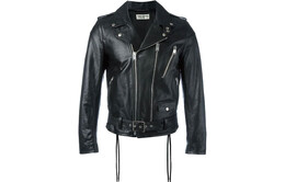 Saint Laurent: Кожаная куртка 