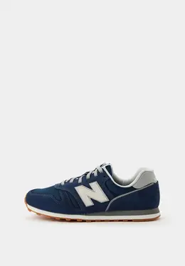 New Balance: Синие кроссовки 