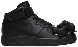 Nike: Чёрные кроссовки  Air Force 1