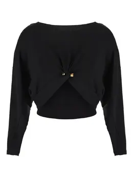 Elisabetta Franchi: Чёрный топ 