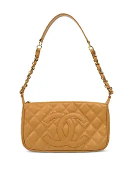 CHANEL Pre-Owned: Бежевая сумка 