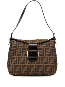 Fendi Pre-Owned: Коричневая сумка 