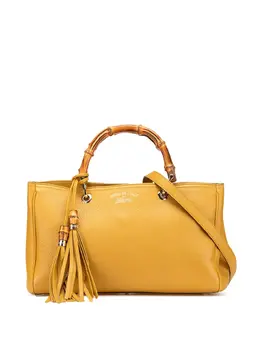 Gucci Pre-Owned: Жёлтая сумка-шоппер 
