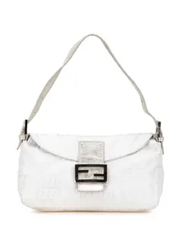 Fendi Pre-Owned: Серебристая сумка 