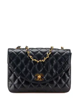 CHANEL Pre-Owned: Голубая сумка через плечо 