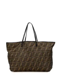 Fendi Pre-Owned: Коричневая сумка-шоппер 