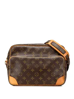 Louis Vuitton Pre-Owned: Коричневая сумка через плечо 