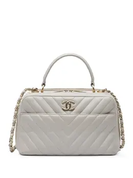 CHANEL Pre-Owned: Серая сумка 