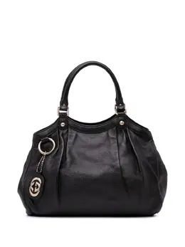 Gucci Pre-Owned: Чёрная сумка-шоппер 